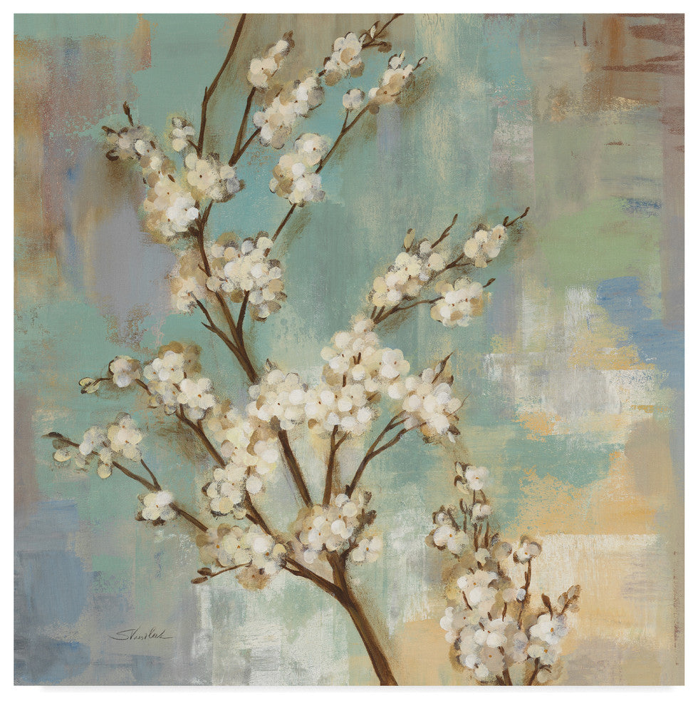 Silvia Vassileva 'Kyoto Blossoms II' Canvas Art, 24"x24"