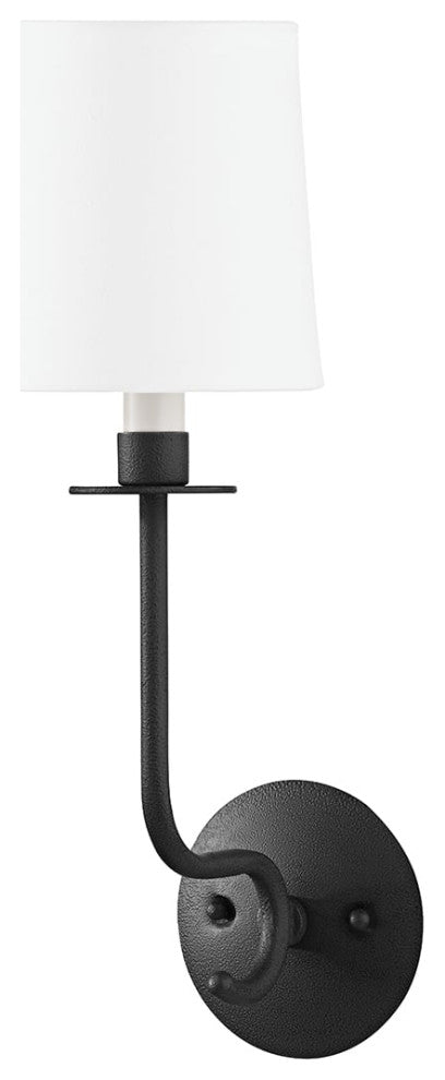 Bodhi 1 Light Wall Scone, Forged Iron