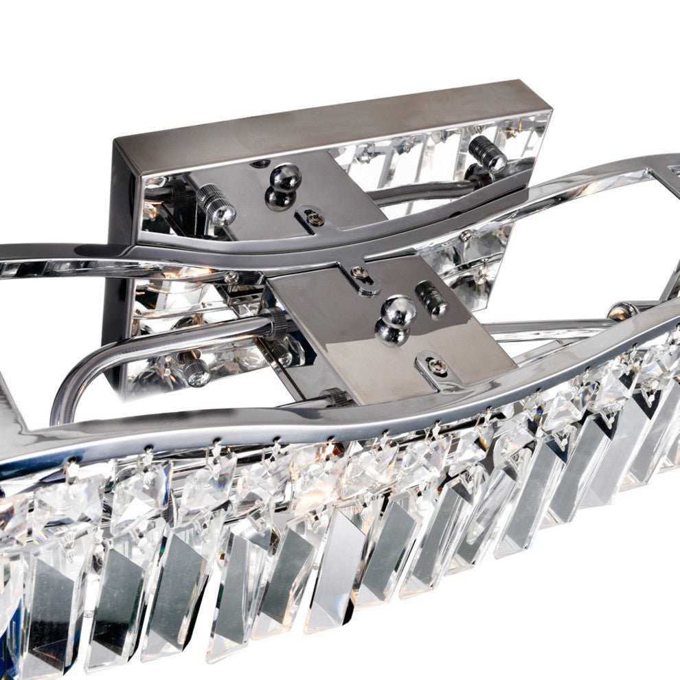 Glamorous 3 Light Vanity Light With Chrome Finish