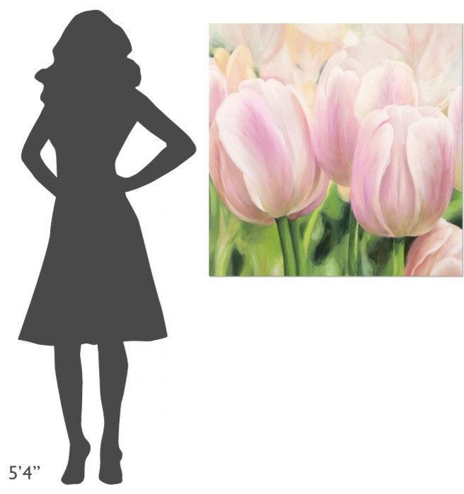 "Primavera II" Stretched Canvas Giclee by Luca Villa , 36x36"