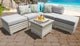Fairmont 6 Piece Outdoor Wicker Patio Furniture Set 06f