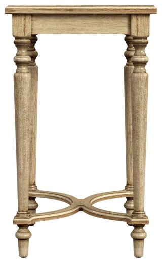 Butler Specialty Company Tyler Solid Wood Inlay Accent Table - Antique Beige