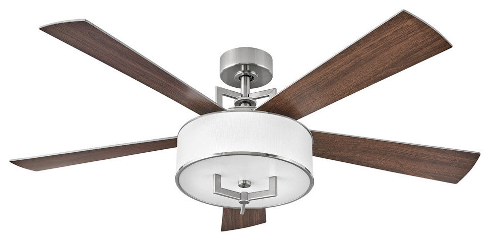Hinkley Hampton 56" Integrated LED Indoor Ceiling Fan, Brushed Nickel