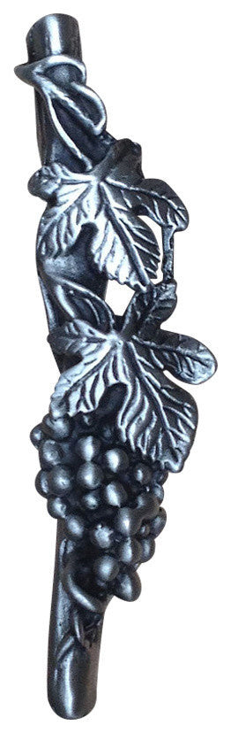 Grapevine Pull, Antique Bronze, Left