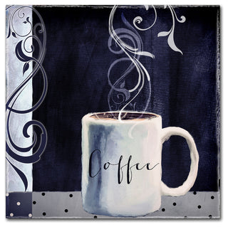 Color Bakery 'Cafe Blue I' Canvas Art, 24"x24"