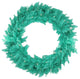 48" Pre-Lit Seafoam Ashley Spruce Christmas Wreath, Clear and Green Lights