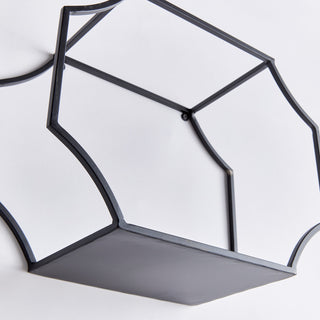 Hudson Mirrored Wall Shelves