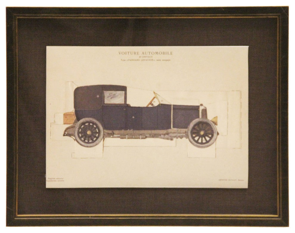 Full Car Pull Out, Copper And Black Shadowbox