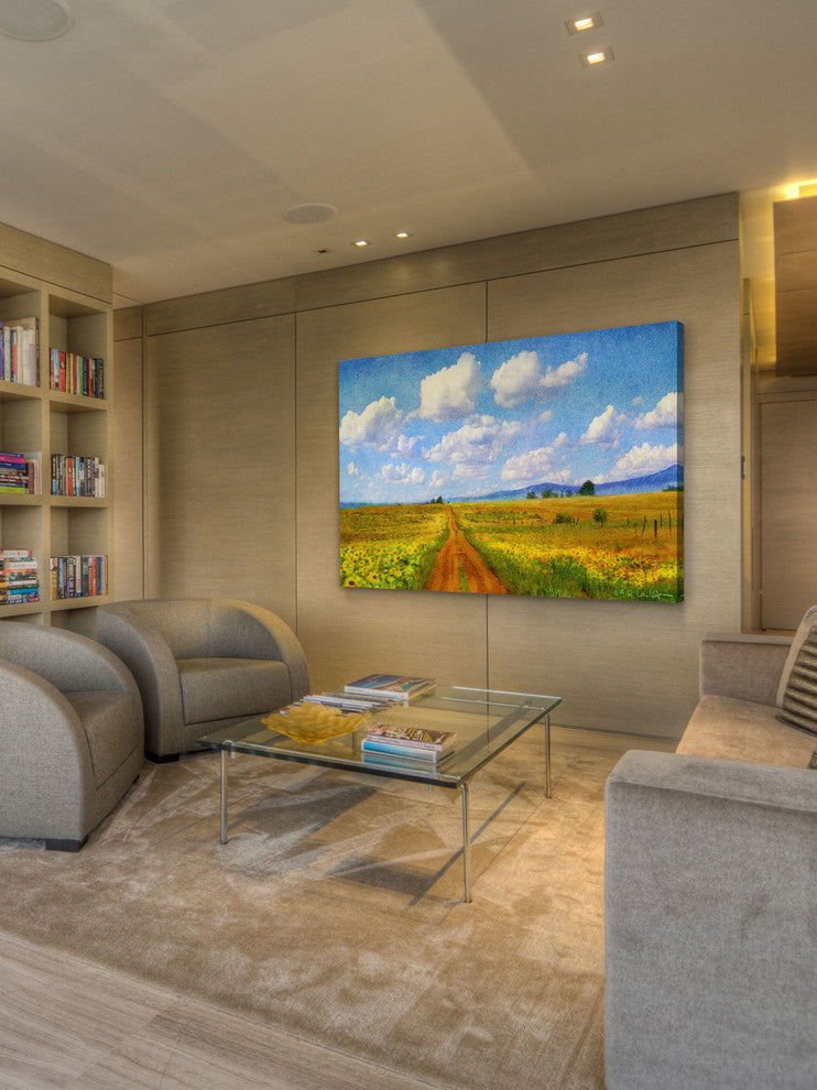 "Road to Sky" Painting Print on Canvas by Chris Vest
