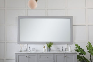 Anderson Rectangle Vanity Mirror 72", Gray