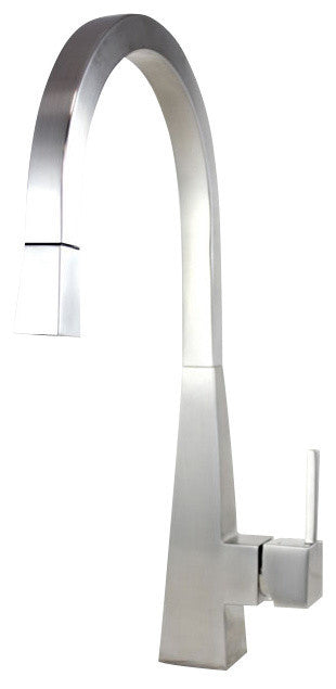 Imperial Design Lead Free Single Hole Pull Out Sprayer Kitchen Faucet