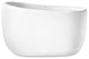 51" Streamline NPT92040CH Freestanding Tub With Internal Drain