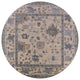 Ahgly Company Indoor Round Mid-Century Modern Area Rugs, 7' Round