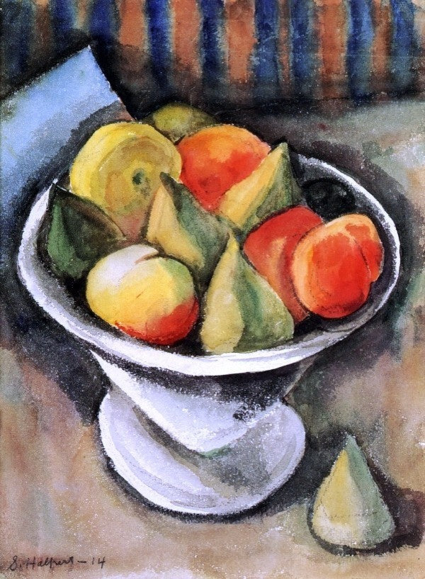 Samuel Halpert Fruit Bowl, 21"x28" Wall Decal