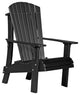 Poly Royal Adirondack Chair, Black