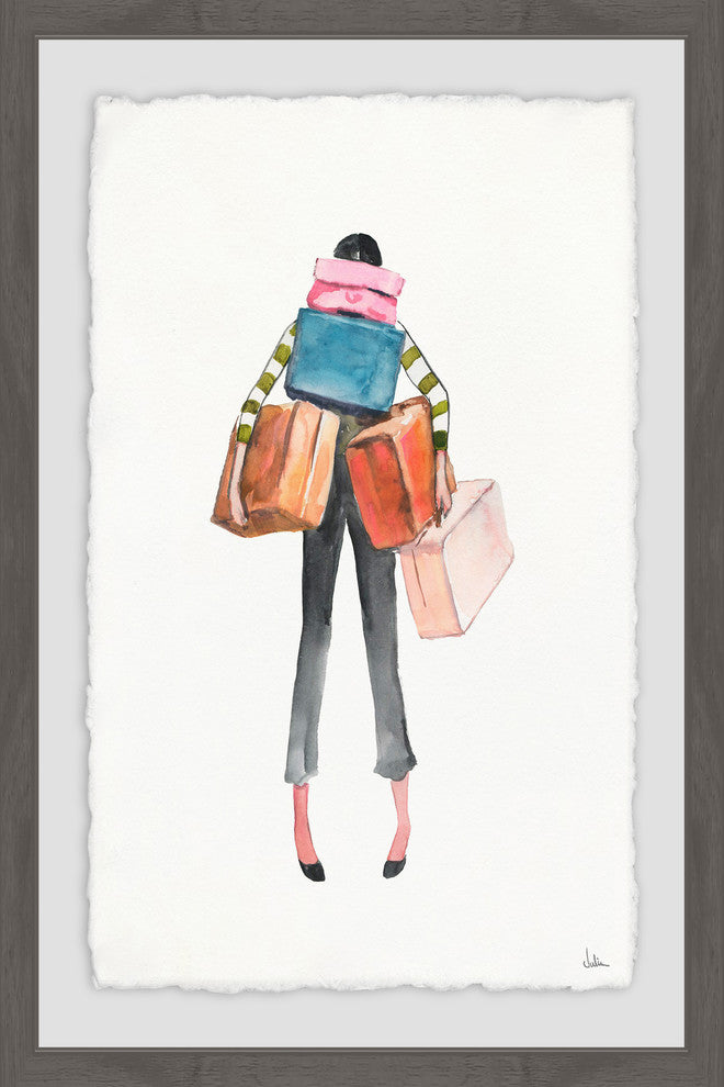 "Wandering" Framed Painting Print, 20"x30"