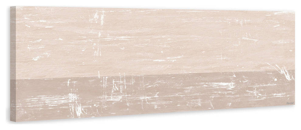 "Settled Sediment" Painting Print on Wrapped Canvas, 60x20
