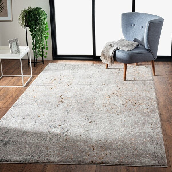 5??x 8??Light Gray Modern Abstract Area Rug