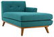 Modway Engage RigChaise, Teal