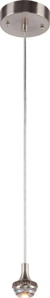 Esprit 1-Light Brushed Nickel Interior Pendant