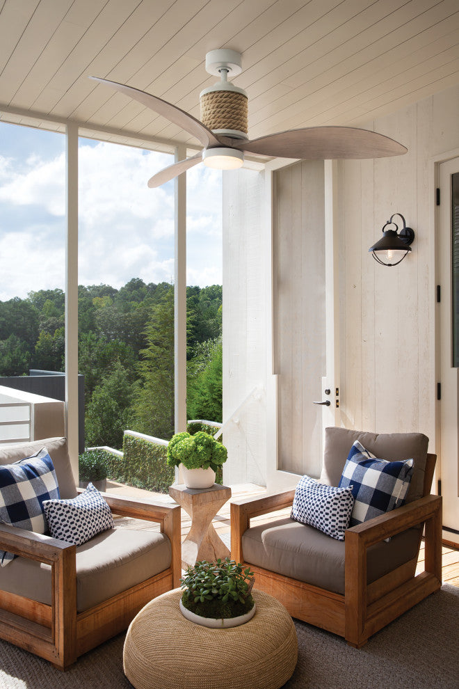 Hinkley Marin 60" LED Indoor/Outdoor Ceiling Fan, Metallic Matte Bronze