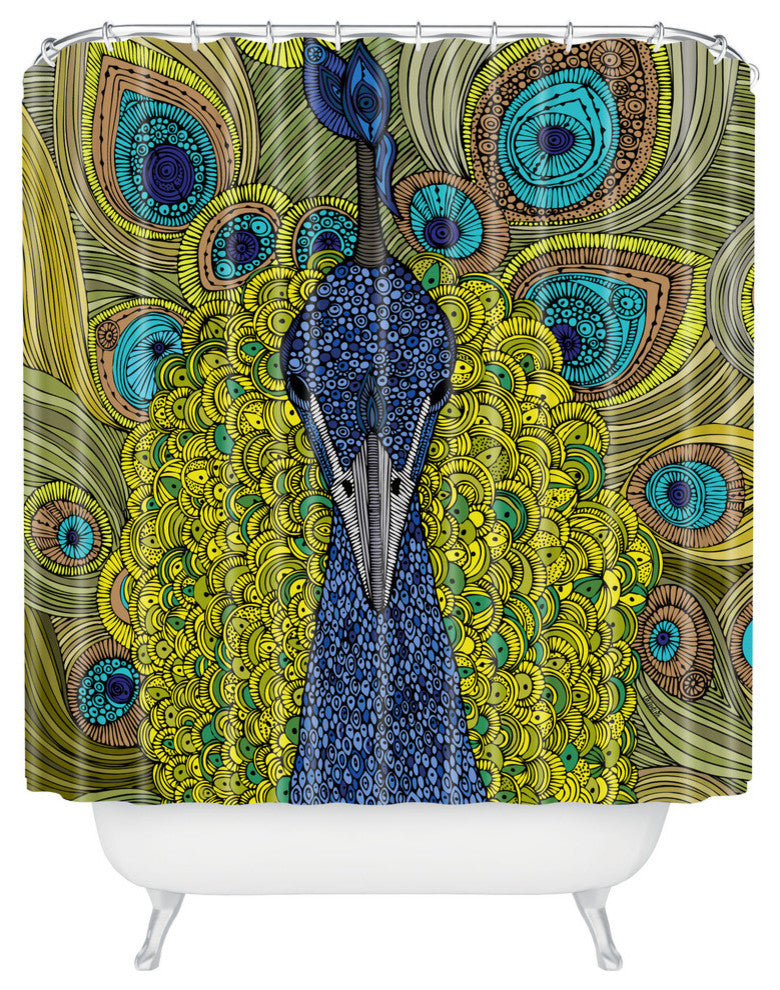 Valentina Ramos Mr Pavo Real Shower Curtain