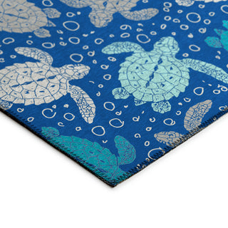 Addison Rugs Surfside ASR43 Blue 2'3"x7'6" Rug