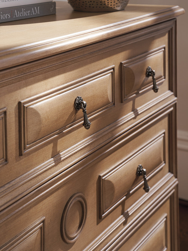 Cannes Single Dresser in Buff Finish