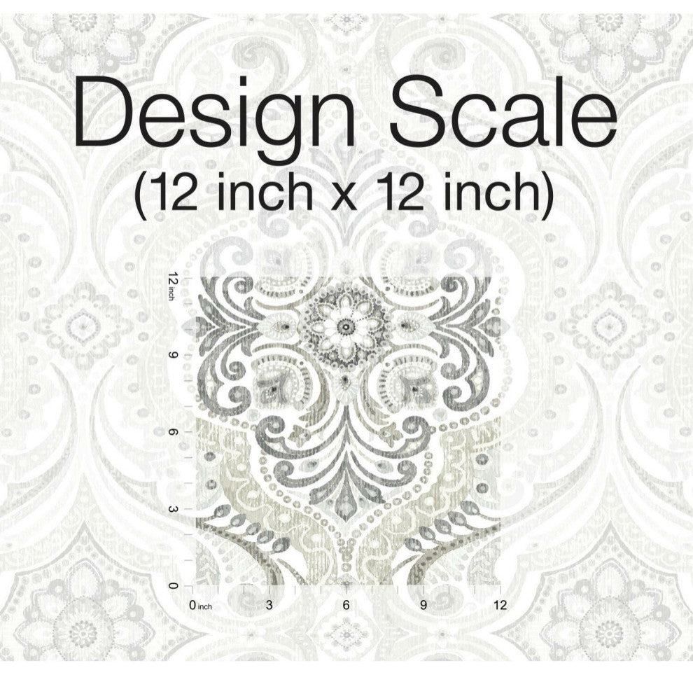Bohemian Damask Peel & Stick Wallpaper