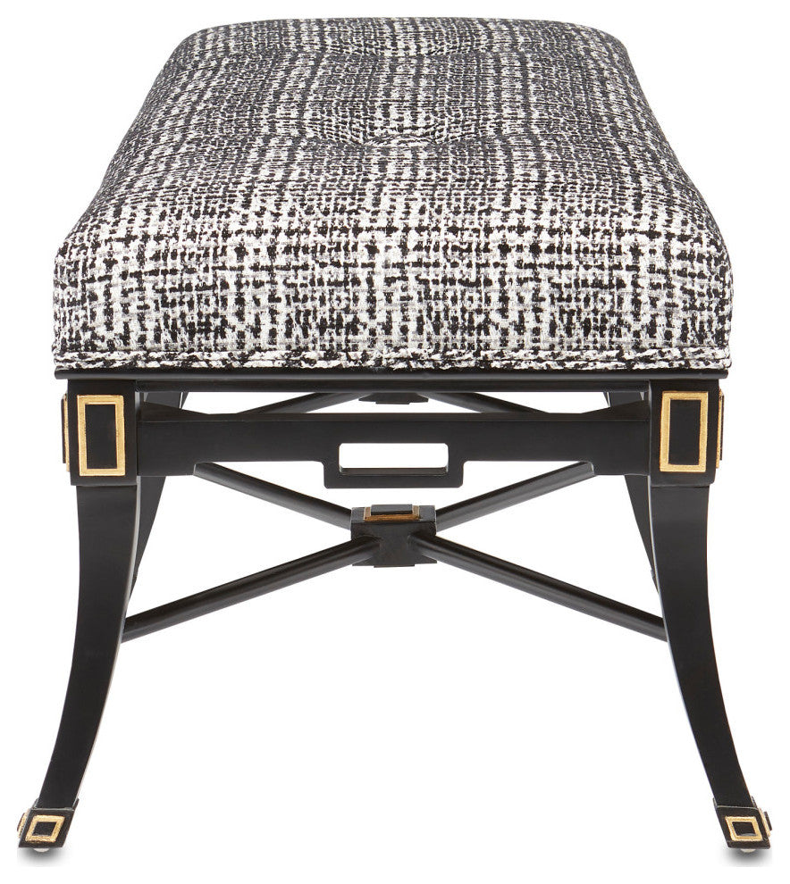 Scarlett Black Tuxedo Bench