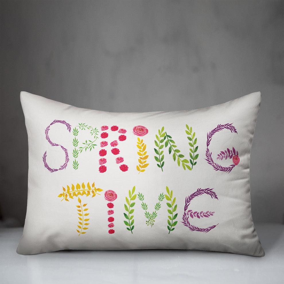 Spring Time 14x20 Lumbar Pillow