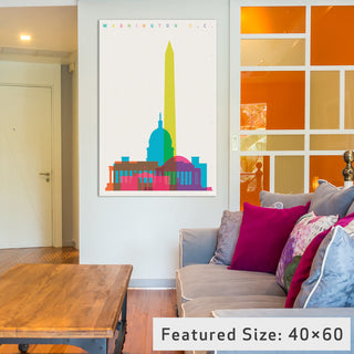 "Washington D.C. Gallery" by Yoni Alter, 26x18x1.5"