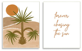 Forever Chasing the Sun Desert Palm Sun,10 x 15