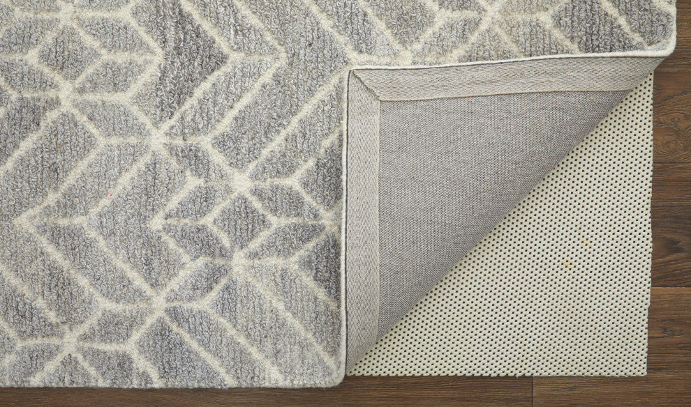 Weave & Wander Saena Gray/Natural Rug, 9'x12'