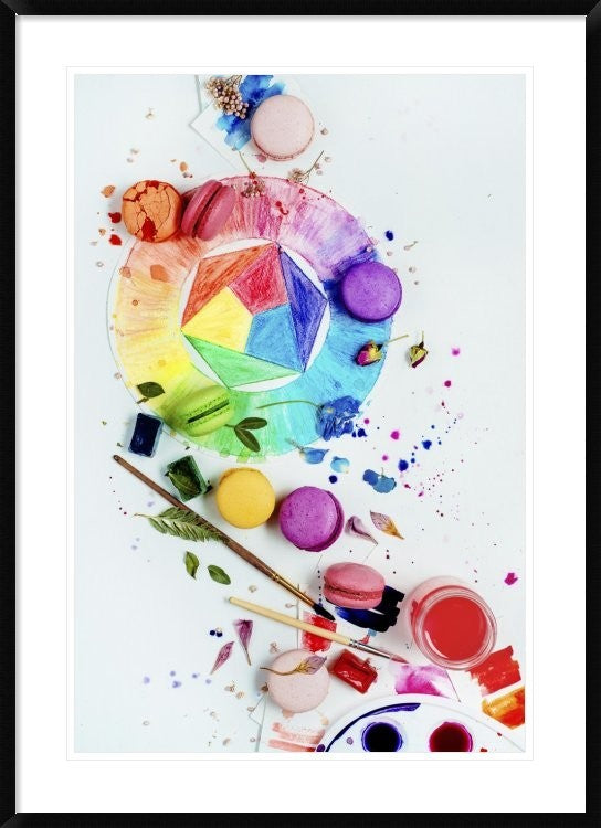 "Art Of Patisserie" Framed Digital Print by Dina Belenko, 32x44"