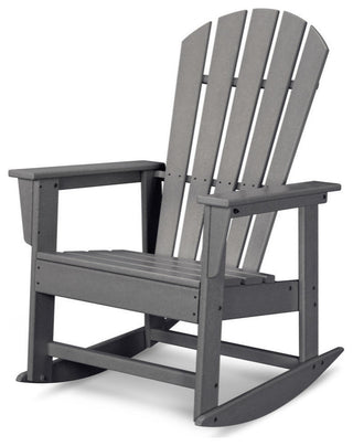Polywood South Beach Rocking Chair, Slate Gray