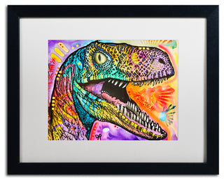 Dean Russo 'Raptor' Matted Framed Art, Black Frame, White Mat, 20x16