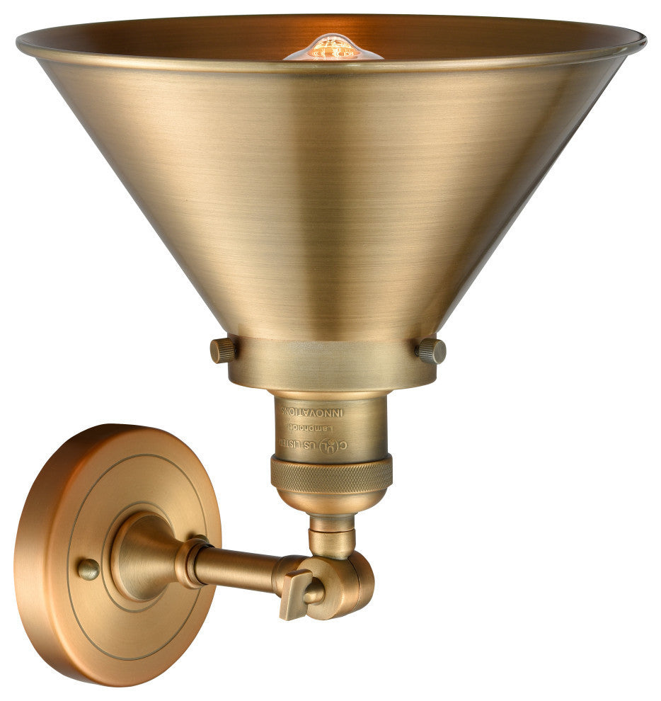 Innovations Briarcliff 1-Light Sconce Brushed Brass