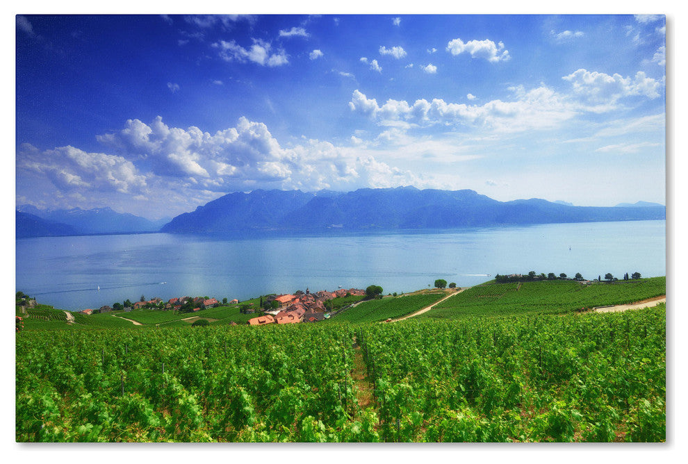 Leman Lake'' Canvas Art by Philippe Sainte-Laudy