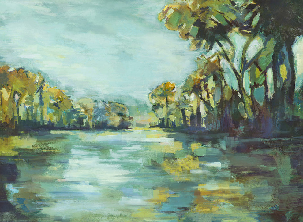 Green Landscape, 64"x47", Gallery Wrapped