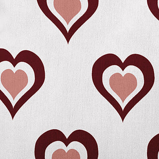 Burnin' Love Decorative Throw Pillow, Burgandy, 16"x16"