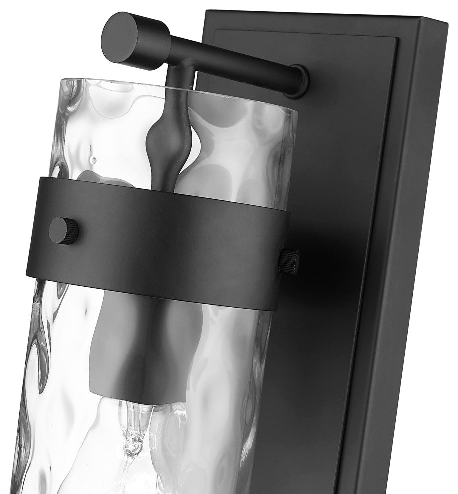 Zlite 3035-1V-MB 1-Light Vanity, Clear