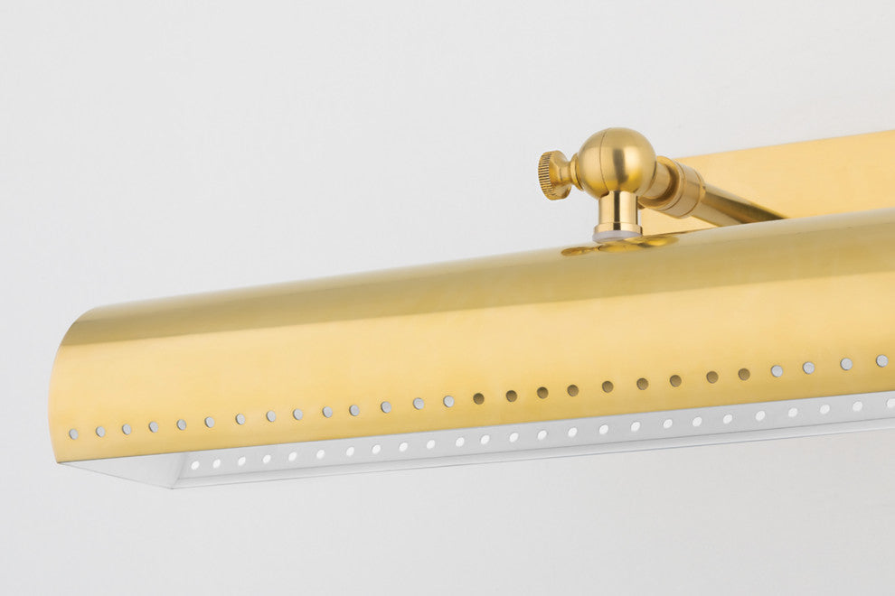 Hampshire 2-Light Medium Picture Light by Mark D. Sikes, Aged Brass Finish