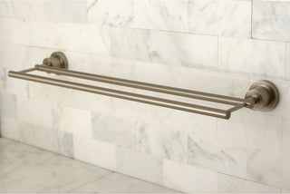Kingston Brass 24" Dual Towel Bar, Brushed Nickel