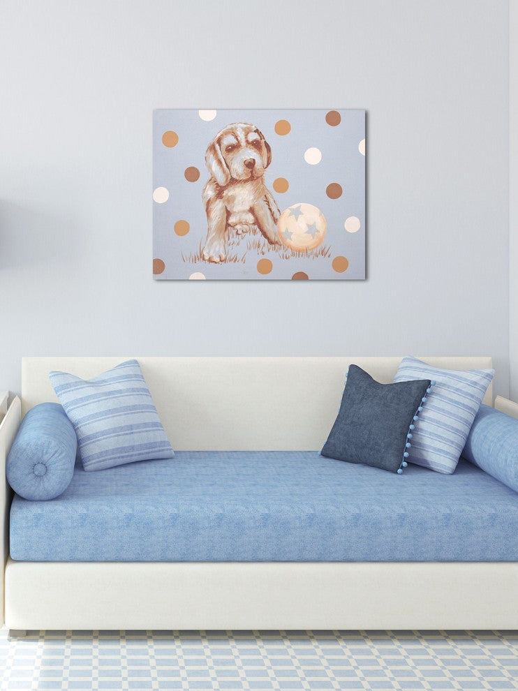 Marmont Hill, "Sparky" by Reesa Qualia Painting Print on Wrapped Canvas, 39x30