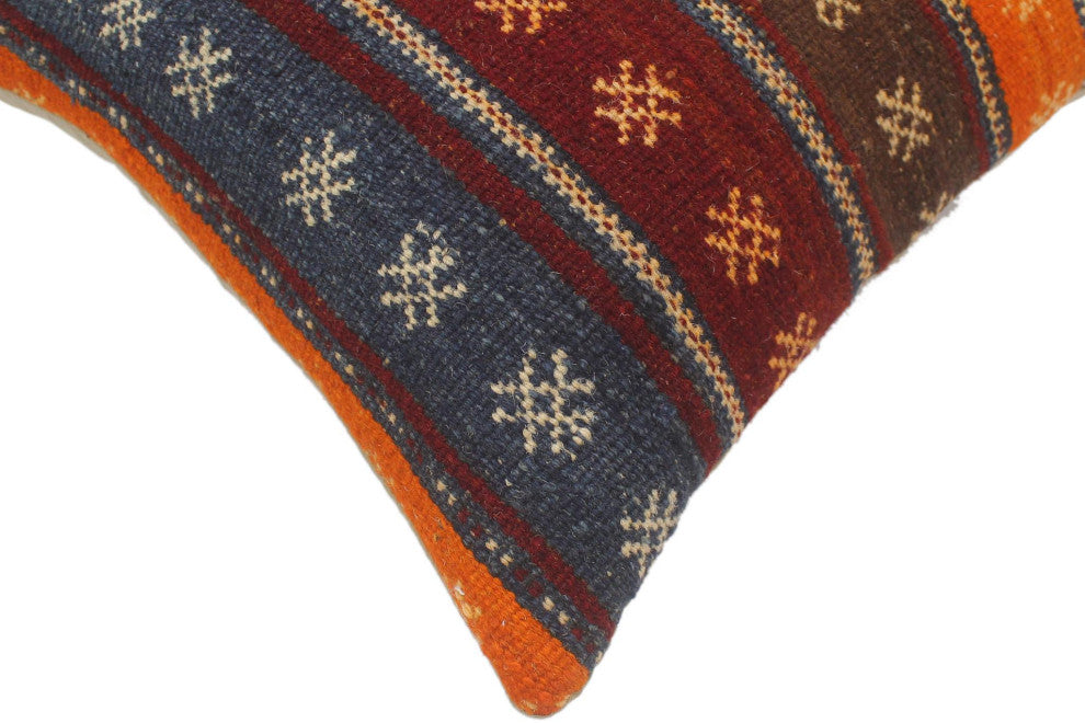 Vintage Antique Turkish Drury Hand Woven Kilim Pillow