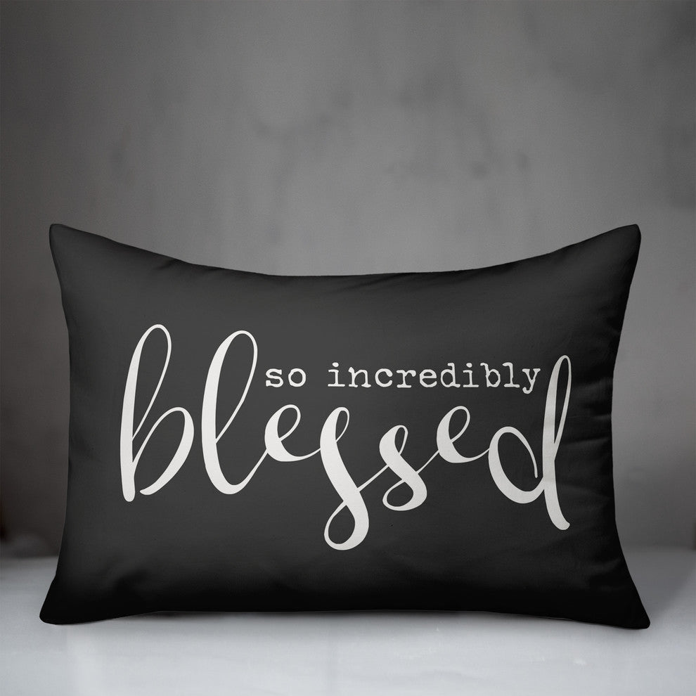 So Incredibly Blessed Outdoor Lumbar Pillow