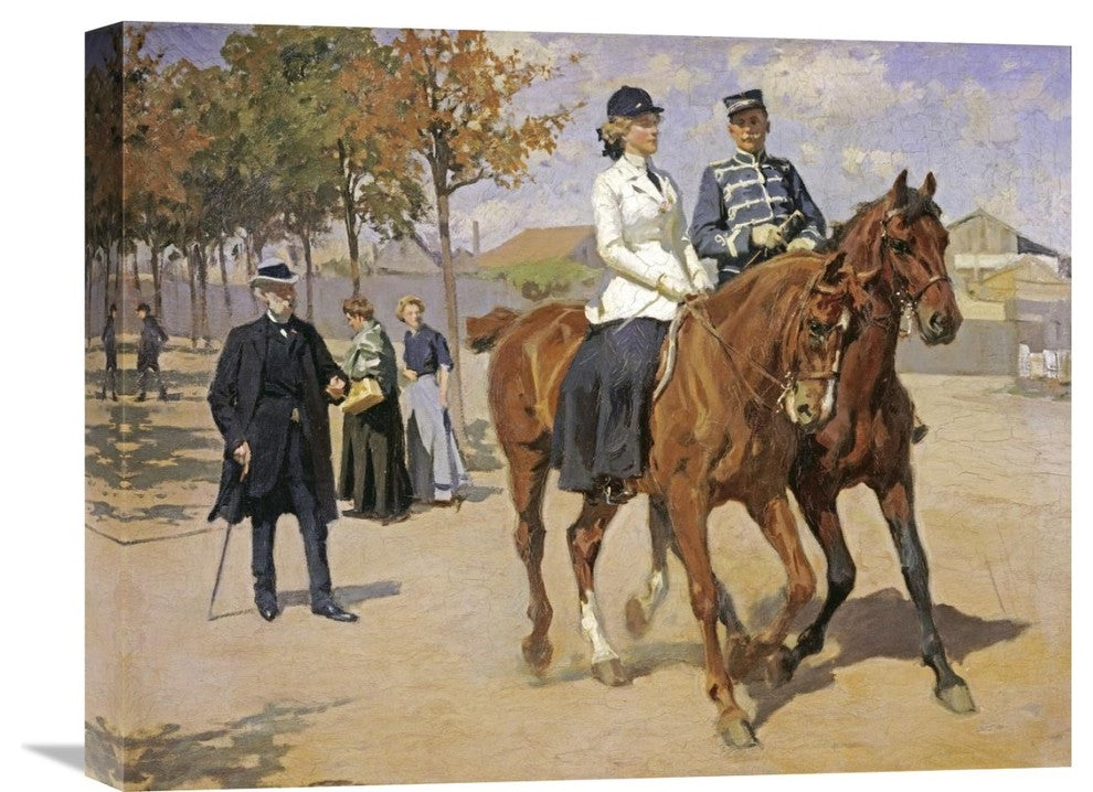 "The Morning Ride" Artwork, 22" x 17"