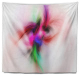 Colorful Electromagnetic Field Abstract Wall Tapestry, 92"x78"