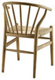 Natural Flourish Spindle Wood Dining Side Chair